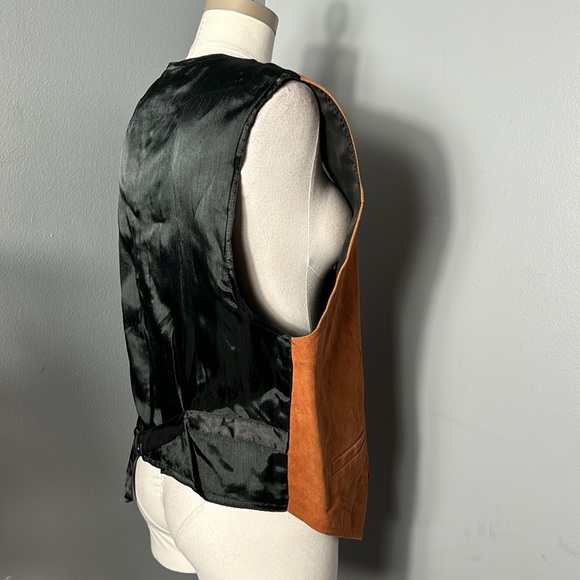 Paragraff Vintage Men’s Suede Leather Vest size XL- NWT - Picture 5 of 8
